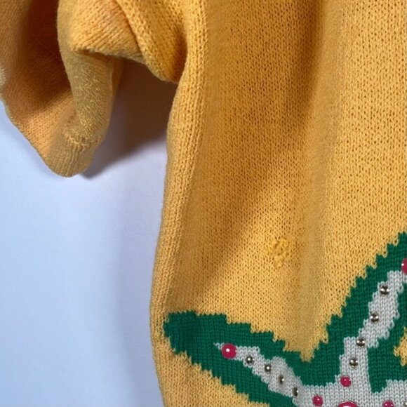 ST. JOHN SEPARATES Made in USA 🇺🇸 Starfish Print Knit Top Sz M & Shorts Sz 10 - Picture 13 of 16